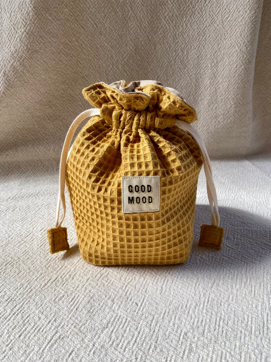 “Petit Pouch” - DIY Sewing kit - mustard
