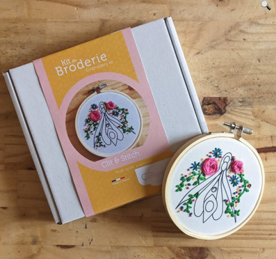 Embroidery DIY kit - Clit & Stitch