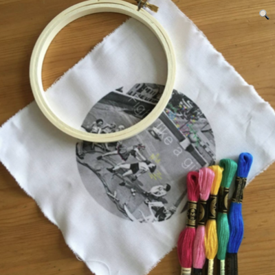 Embroidery DIY kit - Fight like a girl