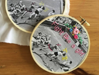 Embroidery DIY kit - Fight like a girl