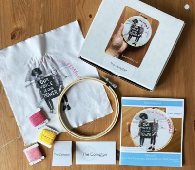 Embroidery DIY kit - The future is female