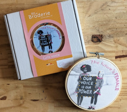 Embroidery DIY kit - The future is female