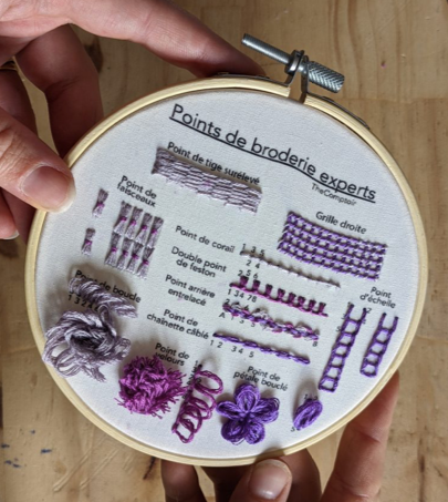 Embroidery DIY kit - Learning project - Expert