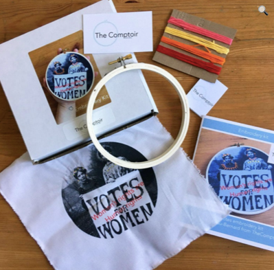 Embroidery DIY kit - Votes for Women