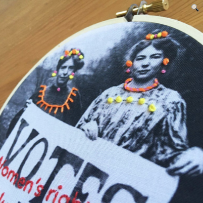 Embroidery DIY kit - Votes for Women