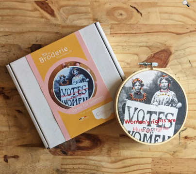 Embroidery DIY kit - Votes for Women