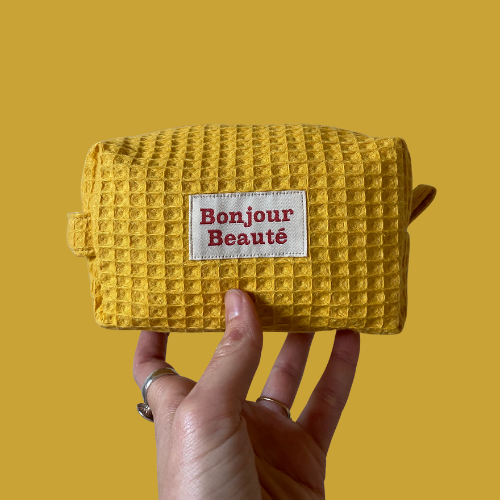 "Hello Gorgeous!" - DIY sewing kit - turmeric