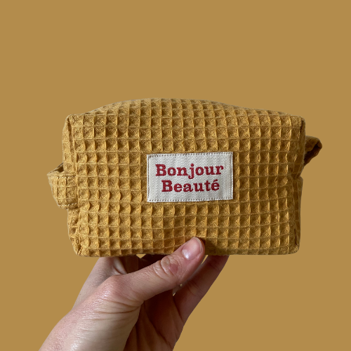 "Hello Gorgeous!" - DIY sewing kit - mustard