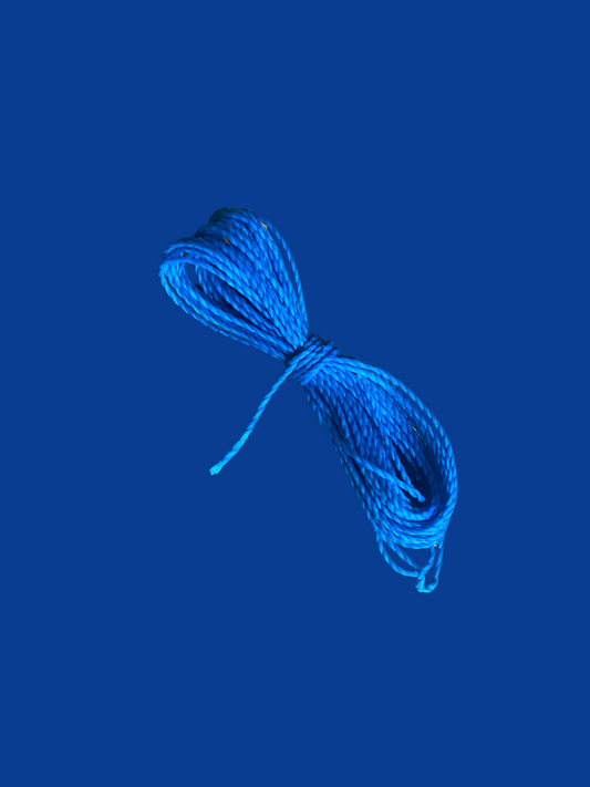 4m Cobalt macramé rope